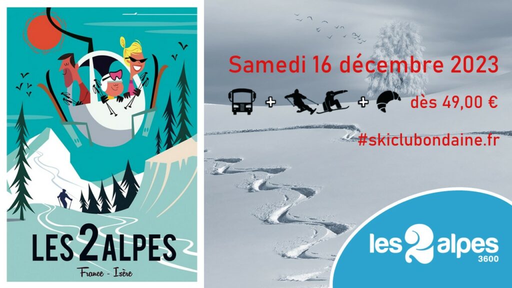 Sortie ski aux 2 Alpes le 16 décembre 2023